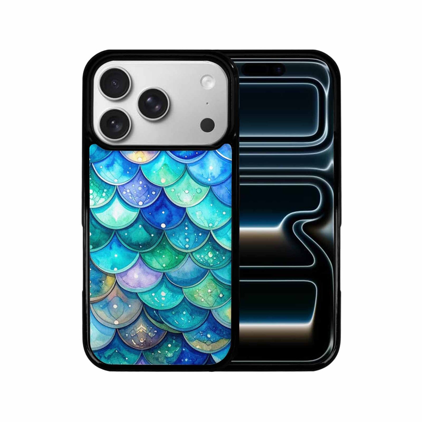 iPhone 17 Pro Case — Mermaid Scale Original Art, Custom Designed Case Cover