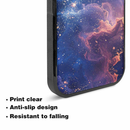 iPhone 15 Plus Case — Nebula Texture With Dense Star Cluster, Personalized Phone Case