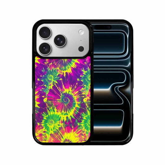iPhone 17 Pro Case — Tie Dye Neon Acid Blended Tie, Custom Designed Case Cover