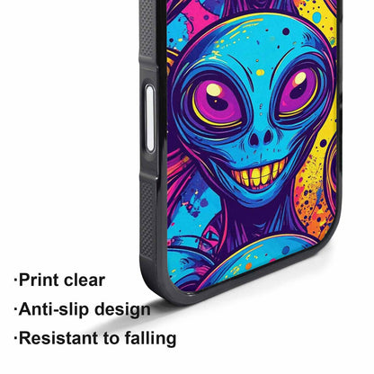 iPhone 17 Pro Case — Alien Ufo Cartoon Art Pattern Alien, Custom Designed Case Cover