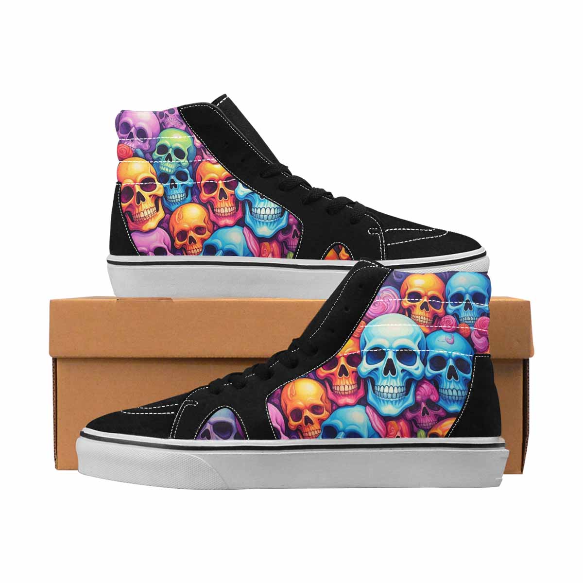MEN'S Greyscale Candy Skull Playful 10 Ferion