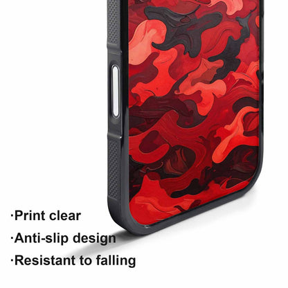 iPhone 17 Pro Case — Small Military Camouflage Blotch Pattern Camo, Unique Phone Case Design