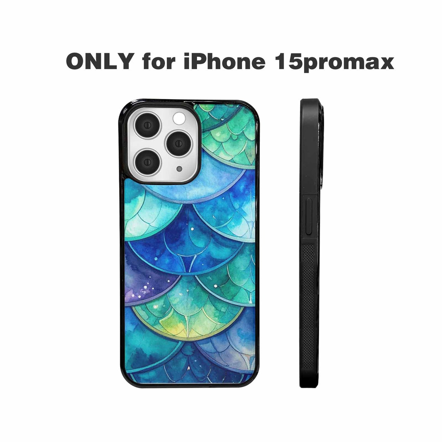 iPhone 15 Pro Max Case — Mermaid Scale, Custom Made Phone Cover