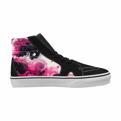 MEN'S Van Gogh Swirl High Top Canvas Wallpaper Art Sneakers