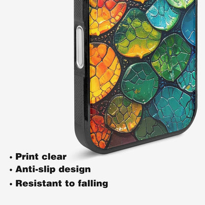 iPhone 16 Plus Case — Reptile Scale Full Color Vibrant Reptile, Custom Printed Phone Case