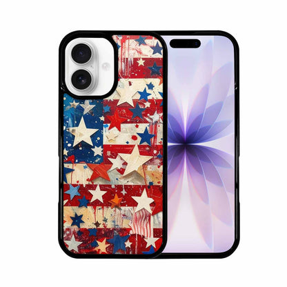 iPhone 17 Case — Patriotic Stars And Stripes Galaxy Space, Customized Protective Case