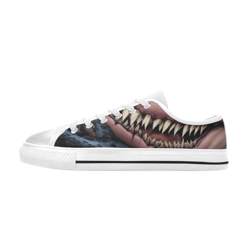 WOMEN'S Cc Demon Art Long Canvas Y2K Sneakers