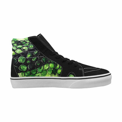 MEN'S Reptile Scale High Top Canvas Aesthetic Shoes