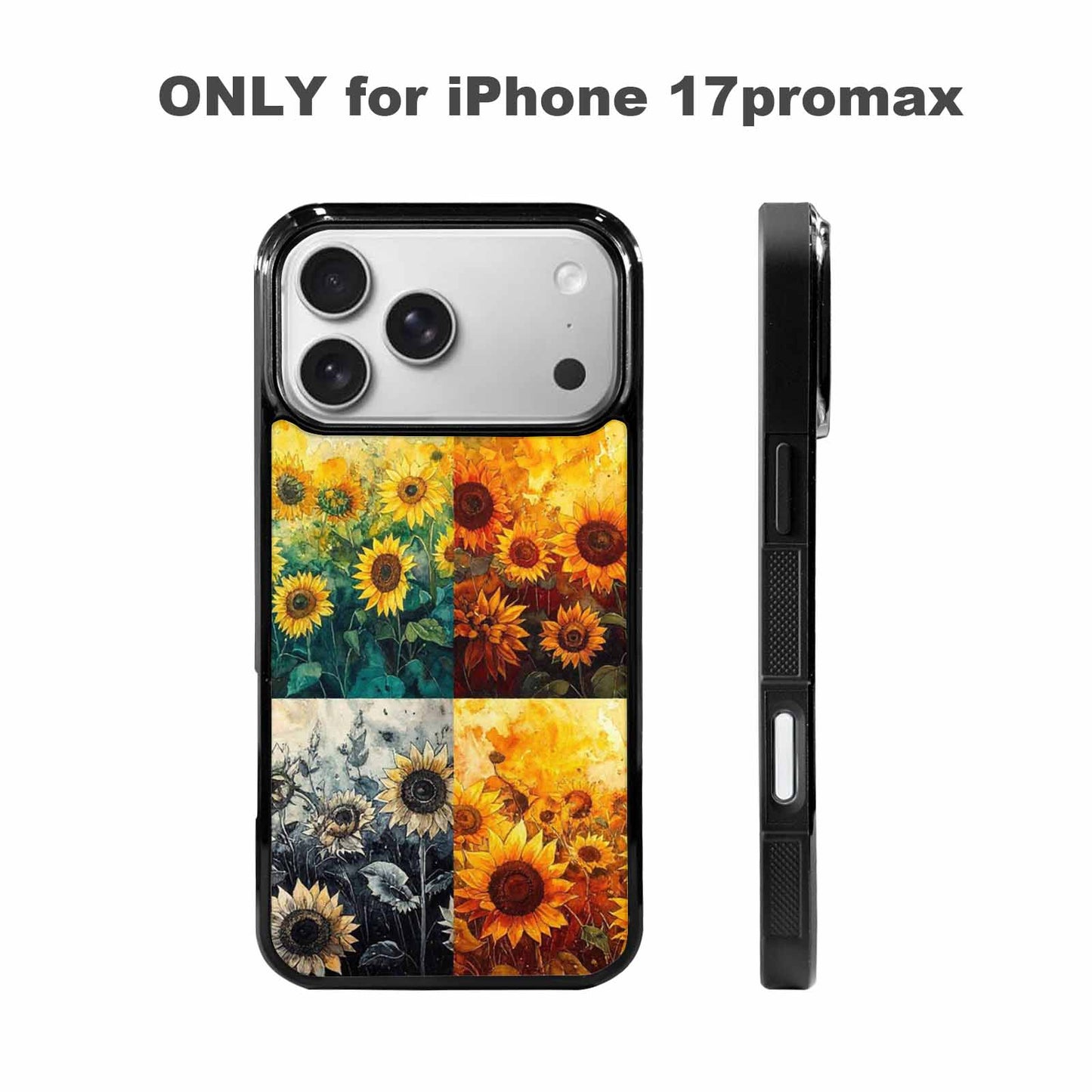 iPhone 17 Pro Max Case — Blend Melt Them Together Floral, Custom Printed Phone Case