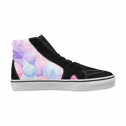 WOMEN'S Tie Dye - High Top Canvas Surreal Custom Shoes