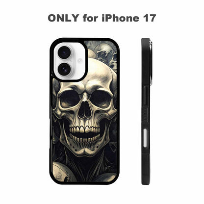 iPhone 17 Case — Skull Dark Art Gothic Print Gothic, Custom Print Case Cover