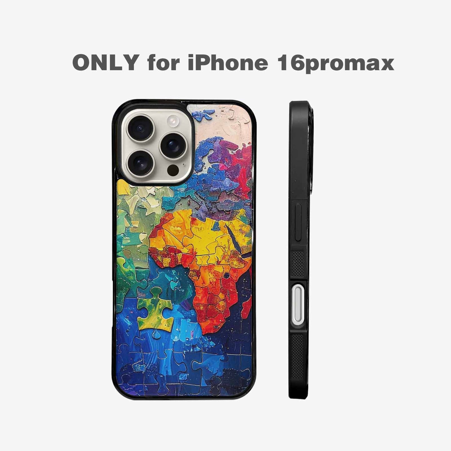 iPhone 16 Pro Max Case — Autism Puzzle Pieces Puzzle Piece Pattern, Unique Phone Case Design