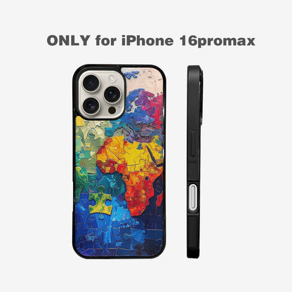 iPhone 16 Pro Max Case — Autism Puzzle Pieces Puzzle Piece Pattern, Unique Phone Case Design