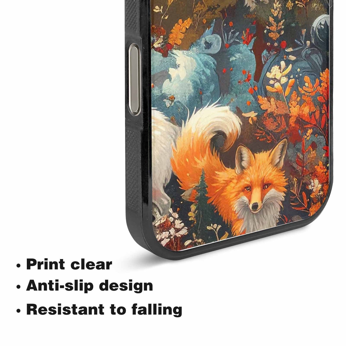 iPhone 15 Pro Max Case — Fox Forest Fox Forest Pattern Hundreds, Unique Phone Case Design