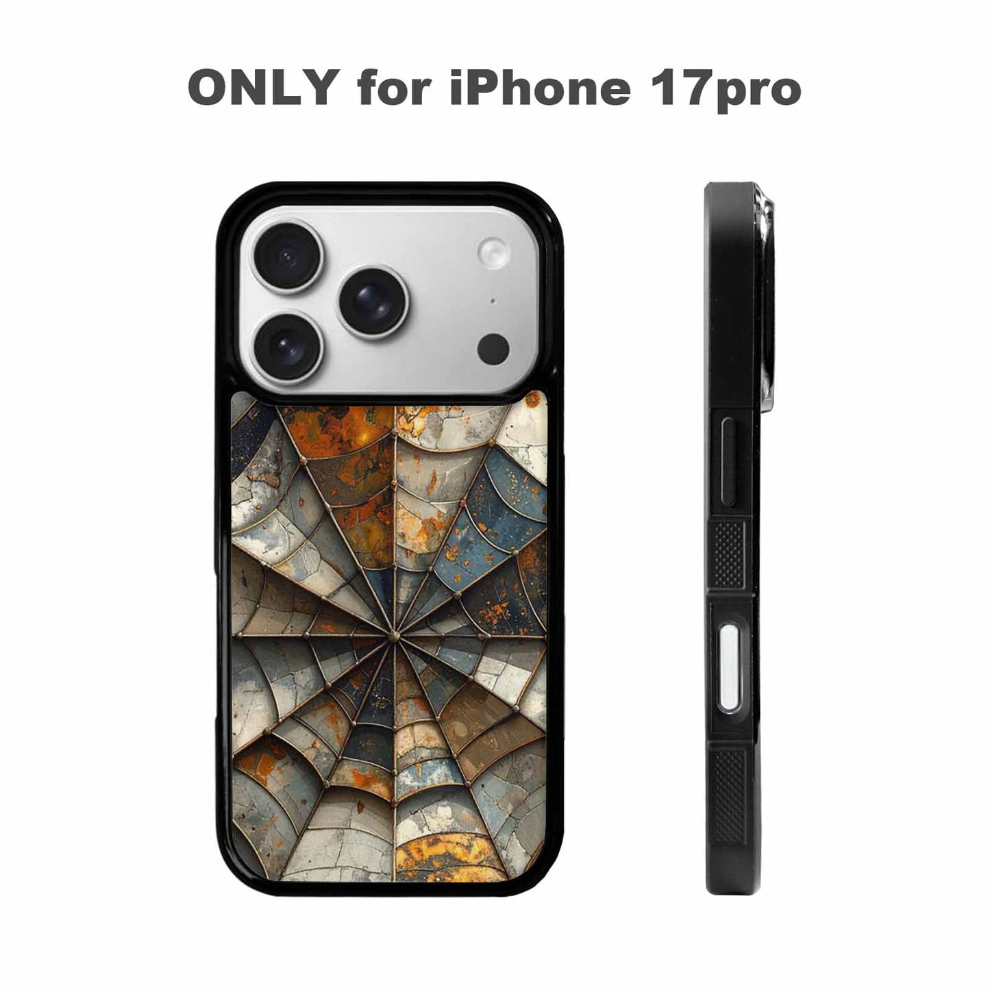 iPhone 17 Pro Case — Foil Galaxy Art Spider Galaxy Space, Customized Protective Case