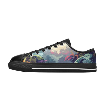 Camo Design 1 Men's Low Top Canvas Shoes