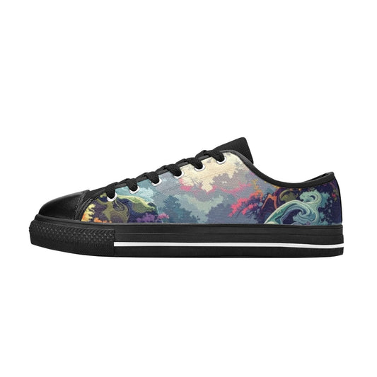 Camo Design 1 Low Top Canvas Shoes for Kid