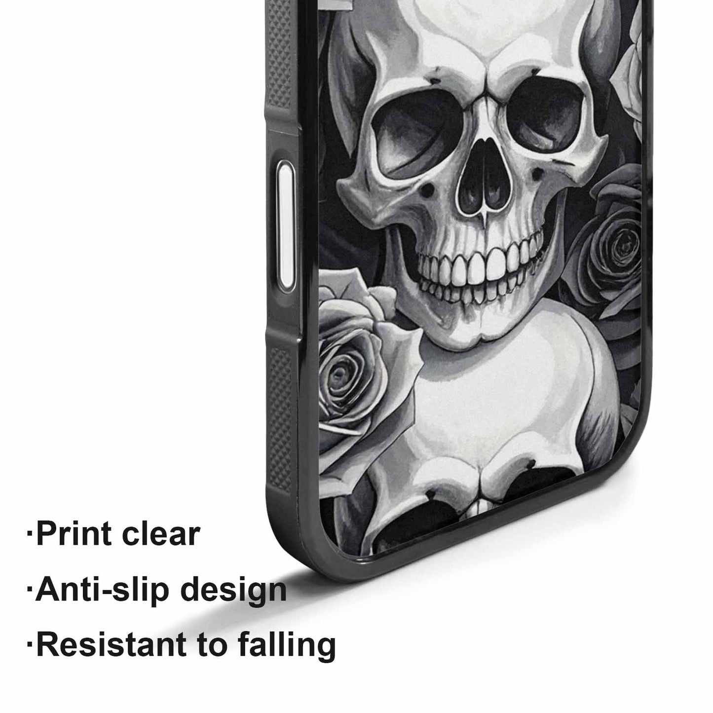 iPhone 17 Case — Skull Dark Art Gothic Print Gothic, Custom Designed Case Cover