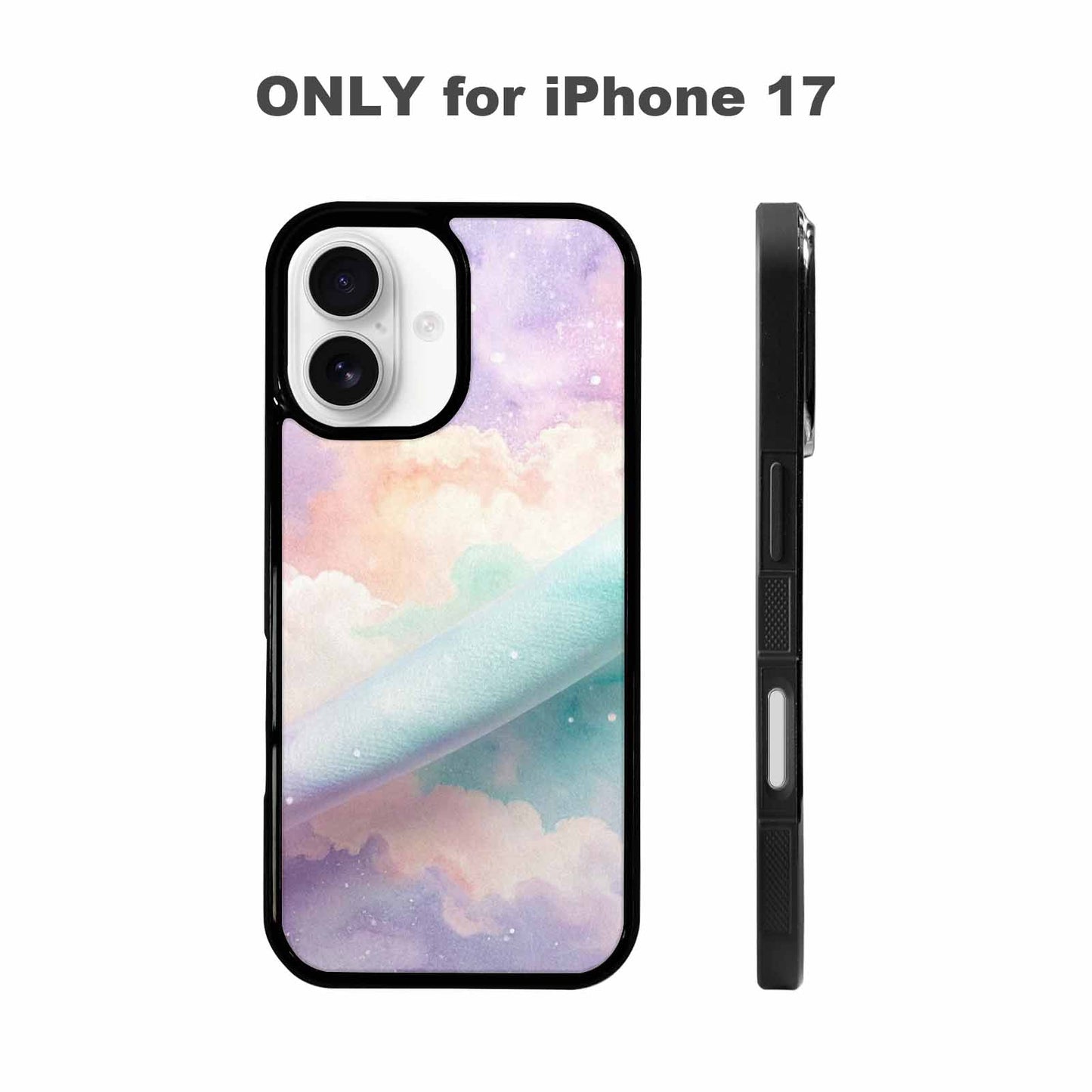 iPhone 17 Case — Galaxy Texture In Soft Galaxy Space, Custom Made Phone Cover