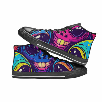 WOMEN'S Alien Ufo Cartoon High Top Canvas Dreamcore Shoes