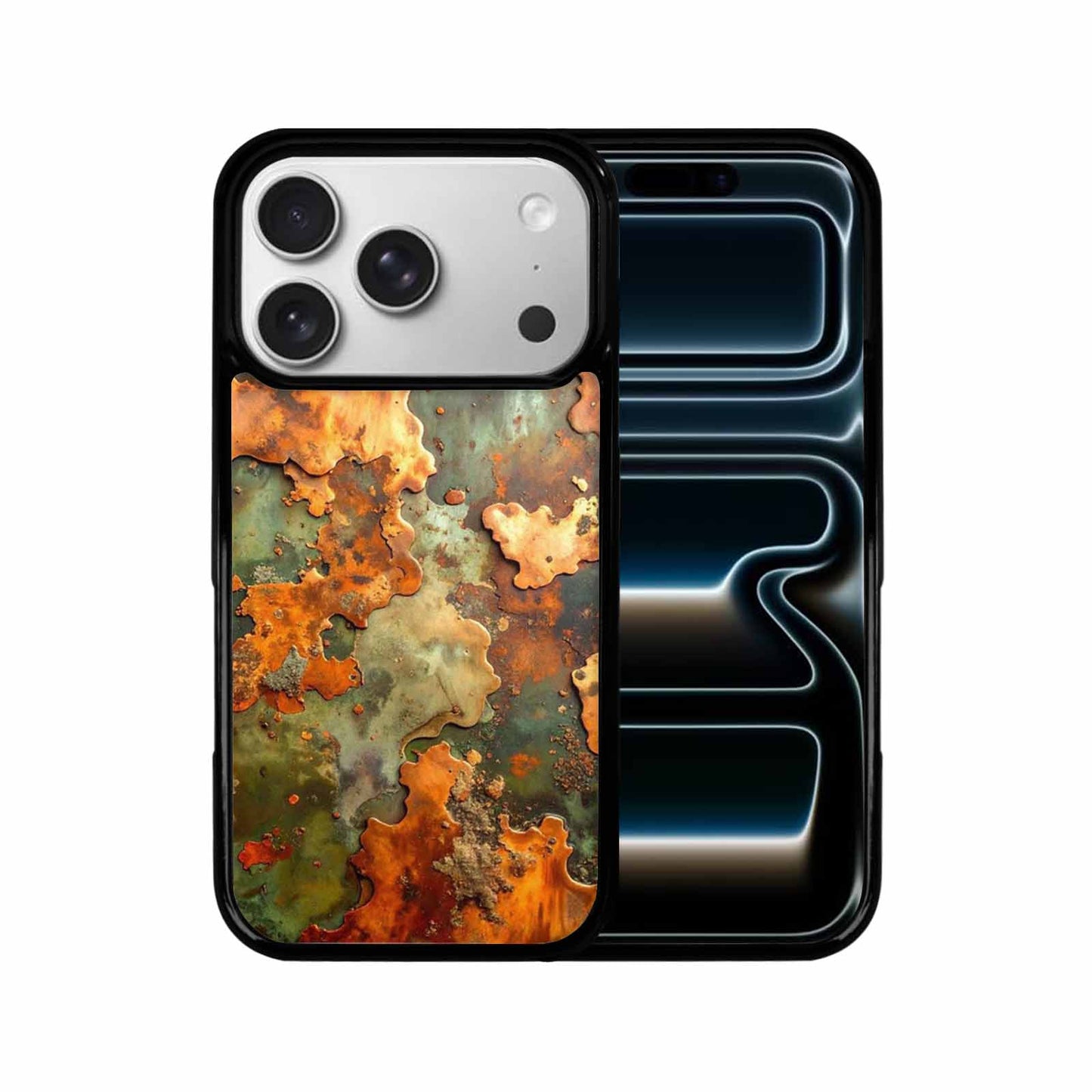 iPhone 17 Pro Case — Seamless Tileable Pattern Of Overlapping Camo, Custom Print Case Cover