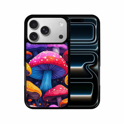 iPhone 17 Pro Case — Vivid Winter Mushroom Seamless Cartoon Cute, Custom Art Phone Cover