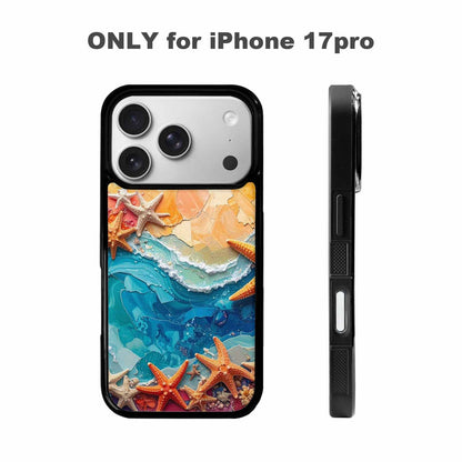 iPhone 17 Pro Case — Starfish Cluster Starfish Cluster Pattern Galaxy, Custom Print Case Cover