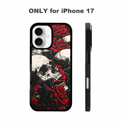 iPhone 17 Case — Skull Dark Art Gothic Print Gothic, Custom Phone Case