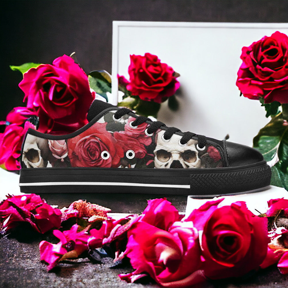 Skulls Roses Deluxe Women - Freaky Shoes®