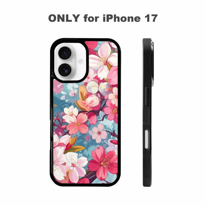 iPhone 17 Case — Cherry Blossom Branch Cherry Original Art, Custom Print Case Cover