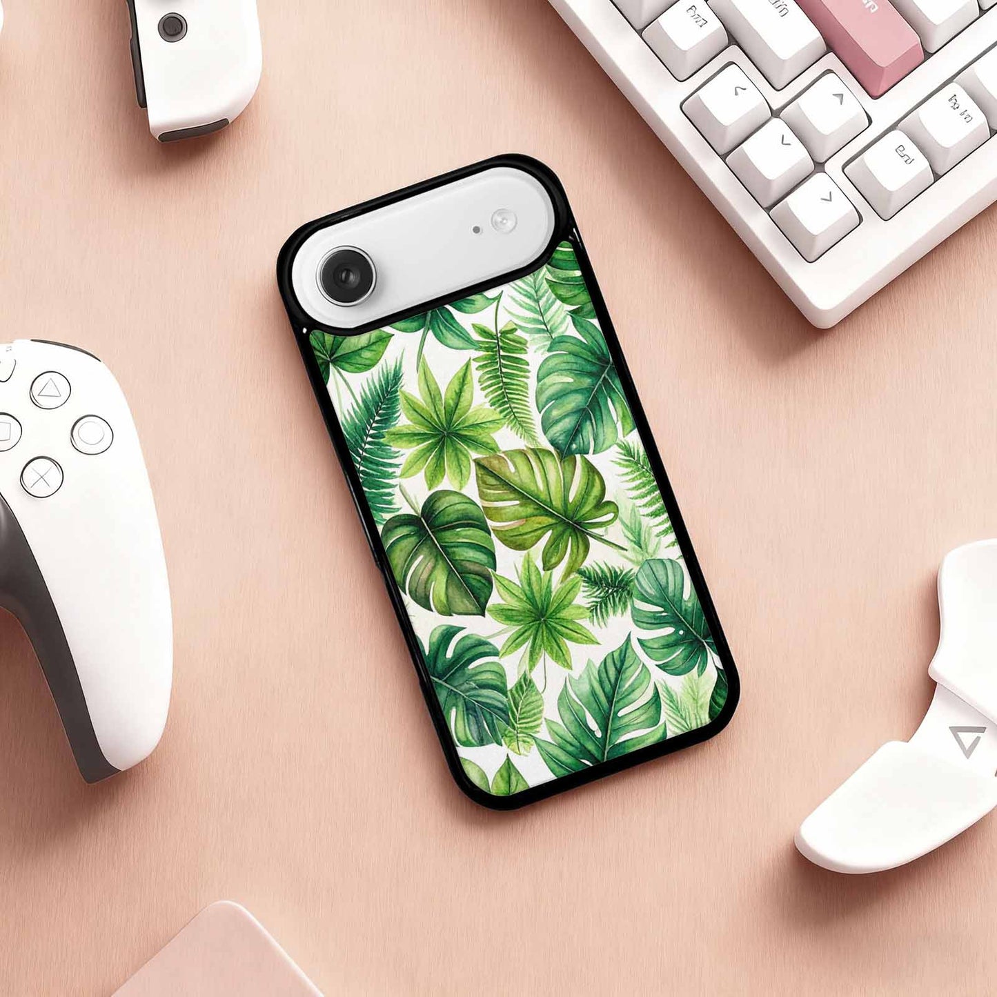 iPhone 17 Air Case — Small Seven Point Palmate Leaf Floral, Custom Printed Phone Case