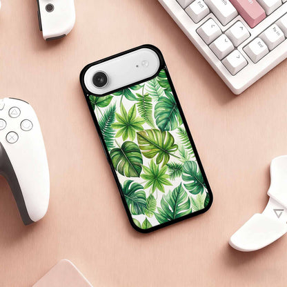 iPhone 17 Air Case — Small Seven Point Palmate Leaf Floral, Custom Printed Phone Case
