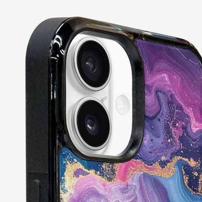 iPhone 16 Case — Marble Galaxy, Custom Designed Case Cover