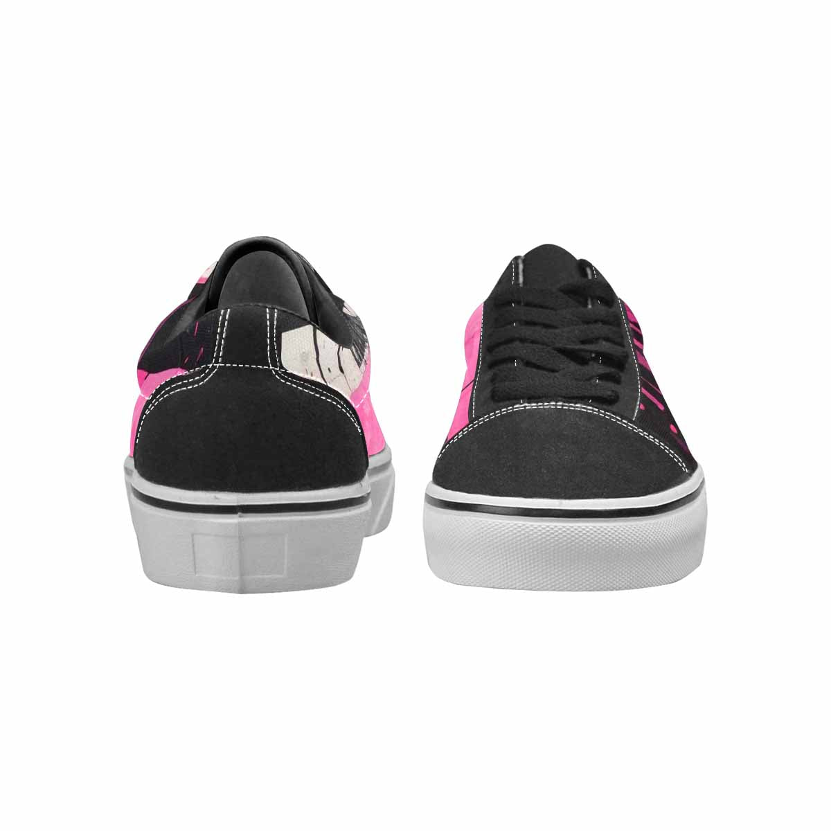 WOMEN'S Zebra Stripe Burst Lace-Up Canvas Dreamlike Shoes