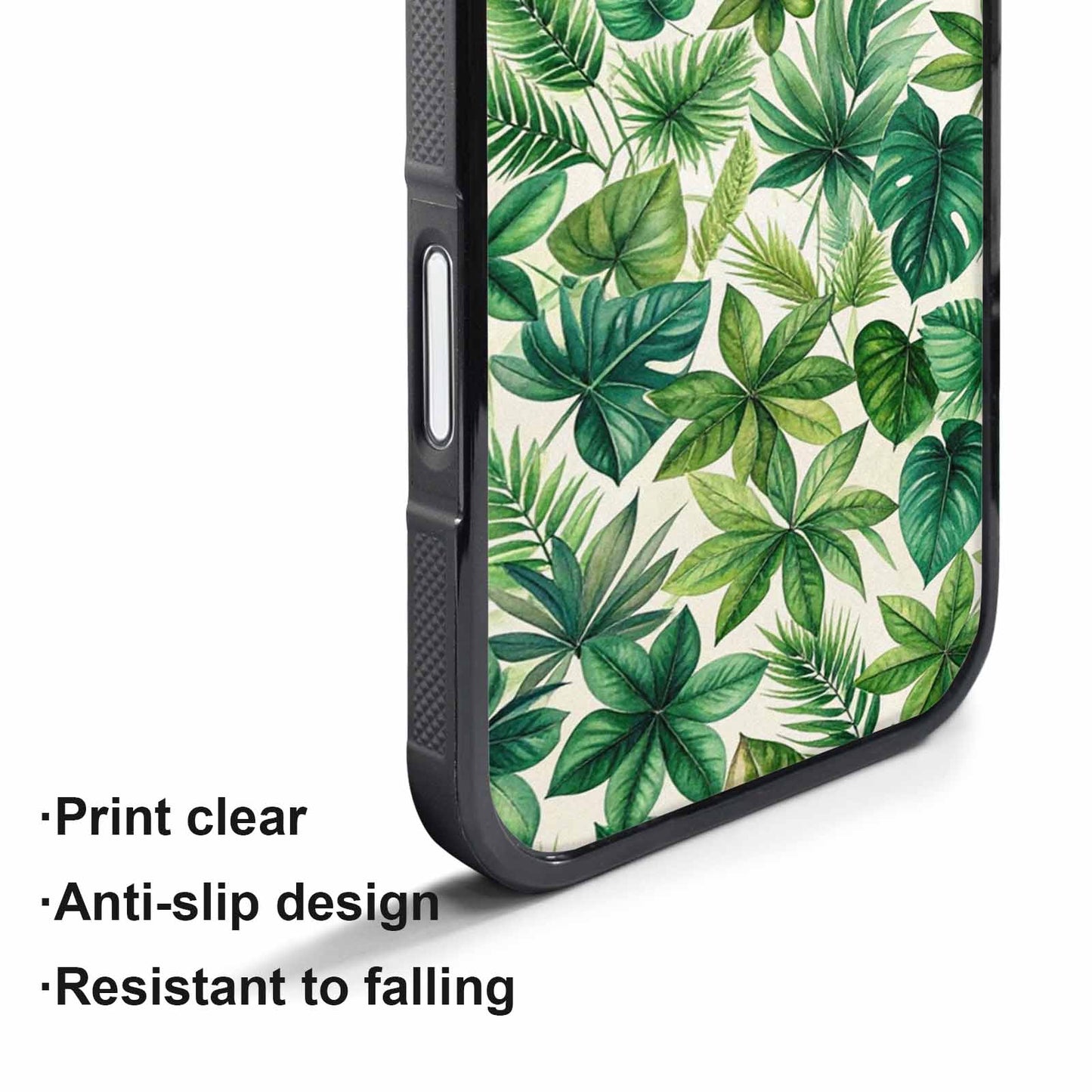 iPhone 17 Pro Case — Small Seven Point Palmate Leaf Floral, Custom Phone Case