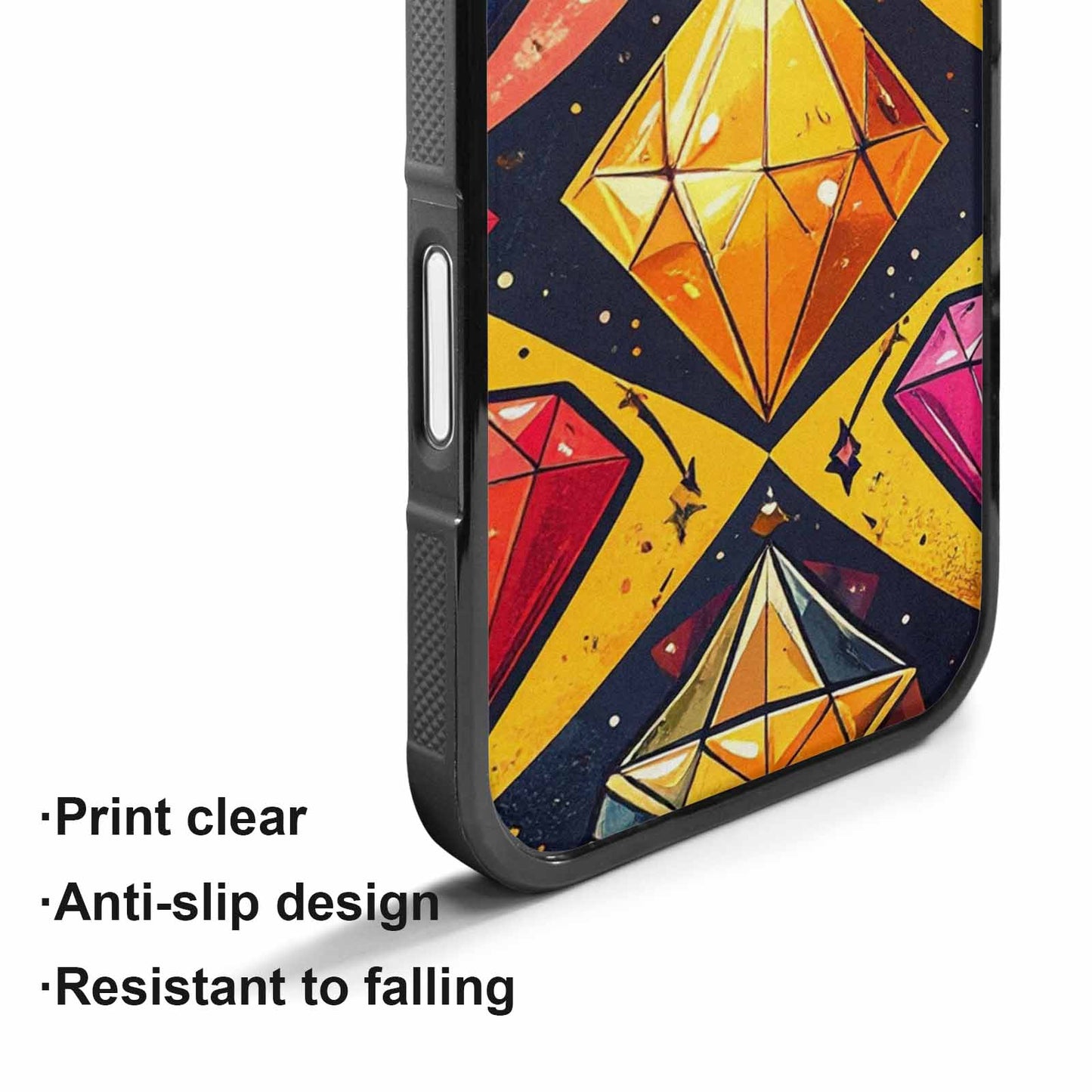iPhone 17 Case — Vintage Summer Diamond Retro Vintage, Personalized Phone Case