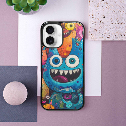 iPhone 16 Case — Goofy Cartoon Monster, Original Design Phone Case