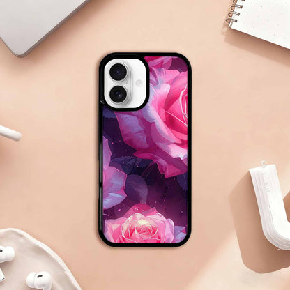 iPhone 17 Case — Watercolor Marble Rose Watercolor Abstract, Custom Made Phone Cover