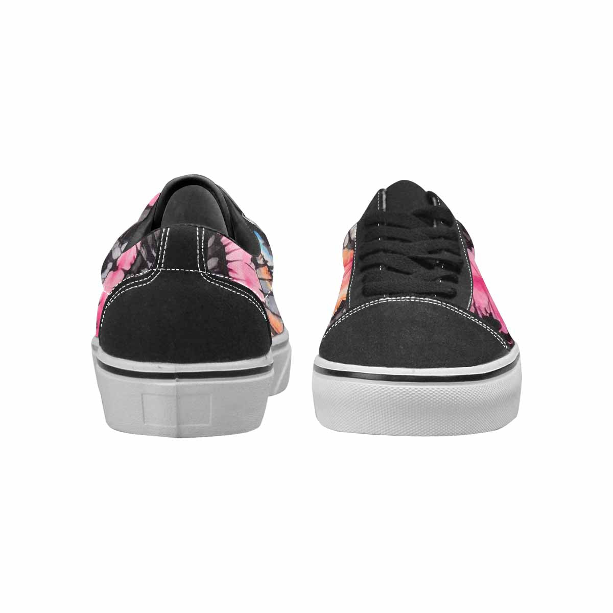 WOMEN'S Tie Lace-Up Canvas Kaleidoscope Sneakers