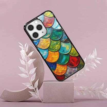iPhone 15 Pro Max Case — Reptile Scale Full Color Vibrant Reptile, Unique Phone Case Design
