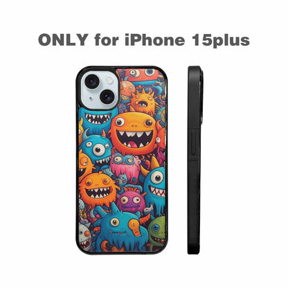 iPhone 15 Plus Case — Monsters General Cartoon Monst D4o, Custom Art Phone Cover