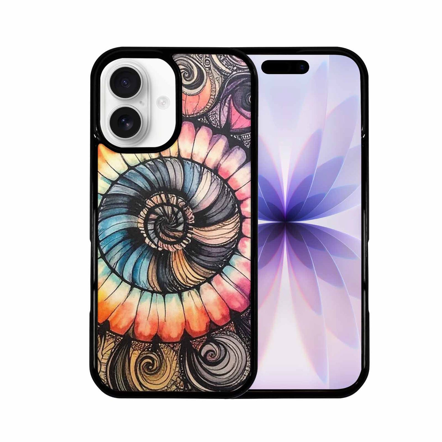 iPhone 17 Case — Tie Dye Swirls (black Tie Dye, Custom Phone Case