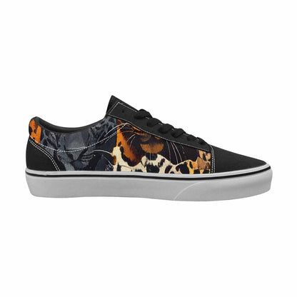 MEN'S Animal Print Canvas Lace-Up Surreal Shoes