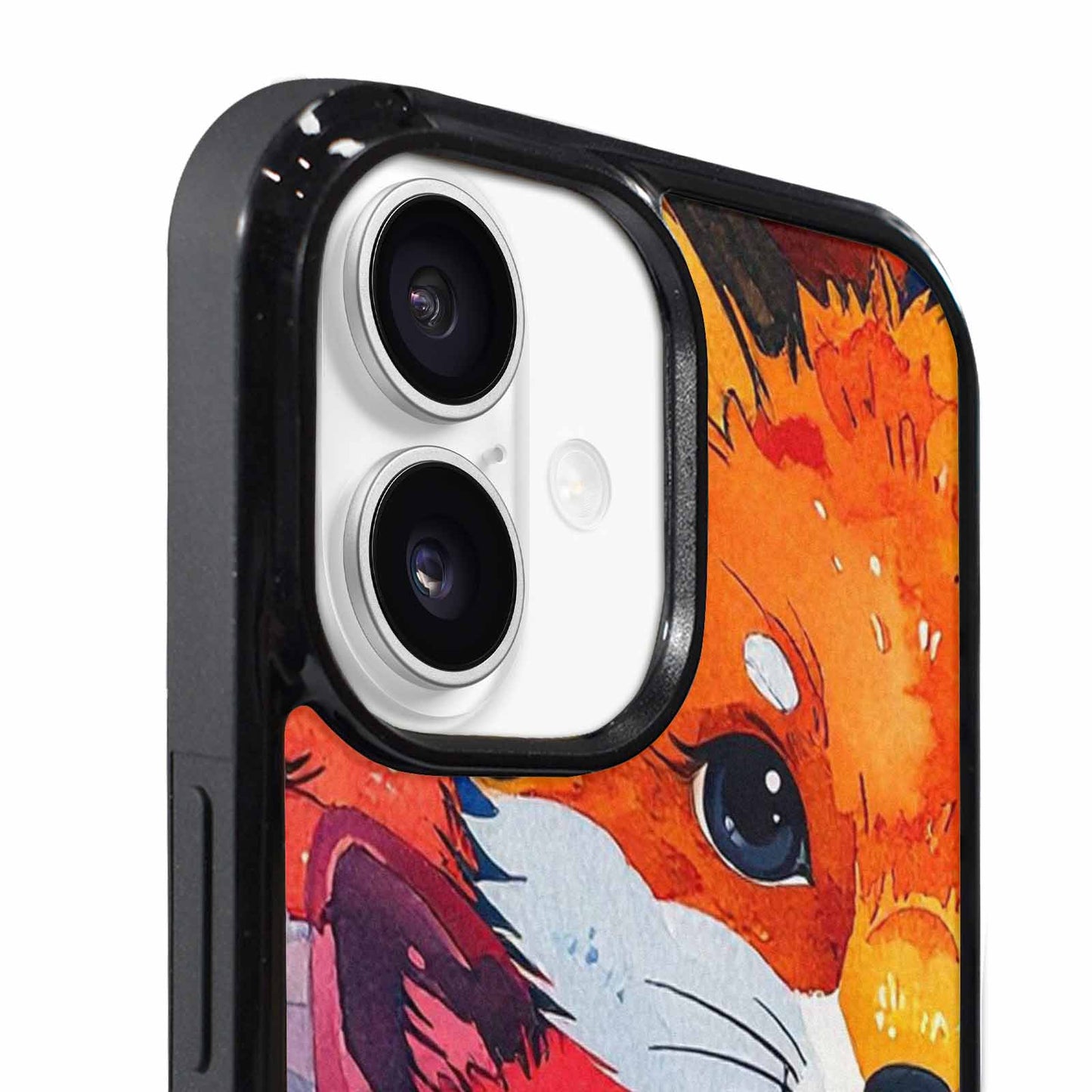 iPhone 17 Case — Watercolor Kawaii Fox Watercolor Abstract, Original Design Phone Case