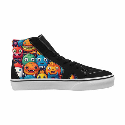 WOMEN'S Cartoon Monster Character High Top Canvas Surreal Shoes