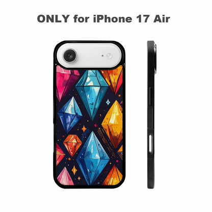 iPhone 17 Air Case — Vintage Summer Diamond Retro Vintage, Custom Art Phone Cover