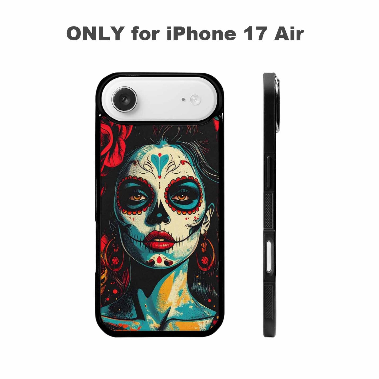 iPhone 17 Air Case — Skull Dark Art Gothic Print Gothic, Customized Protective Case