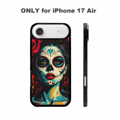 iPhone 17 Air Case — Skull Dark Art Gothic Print Gothic, Customized Protective Case