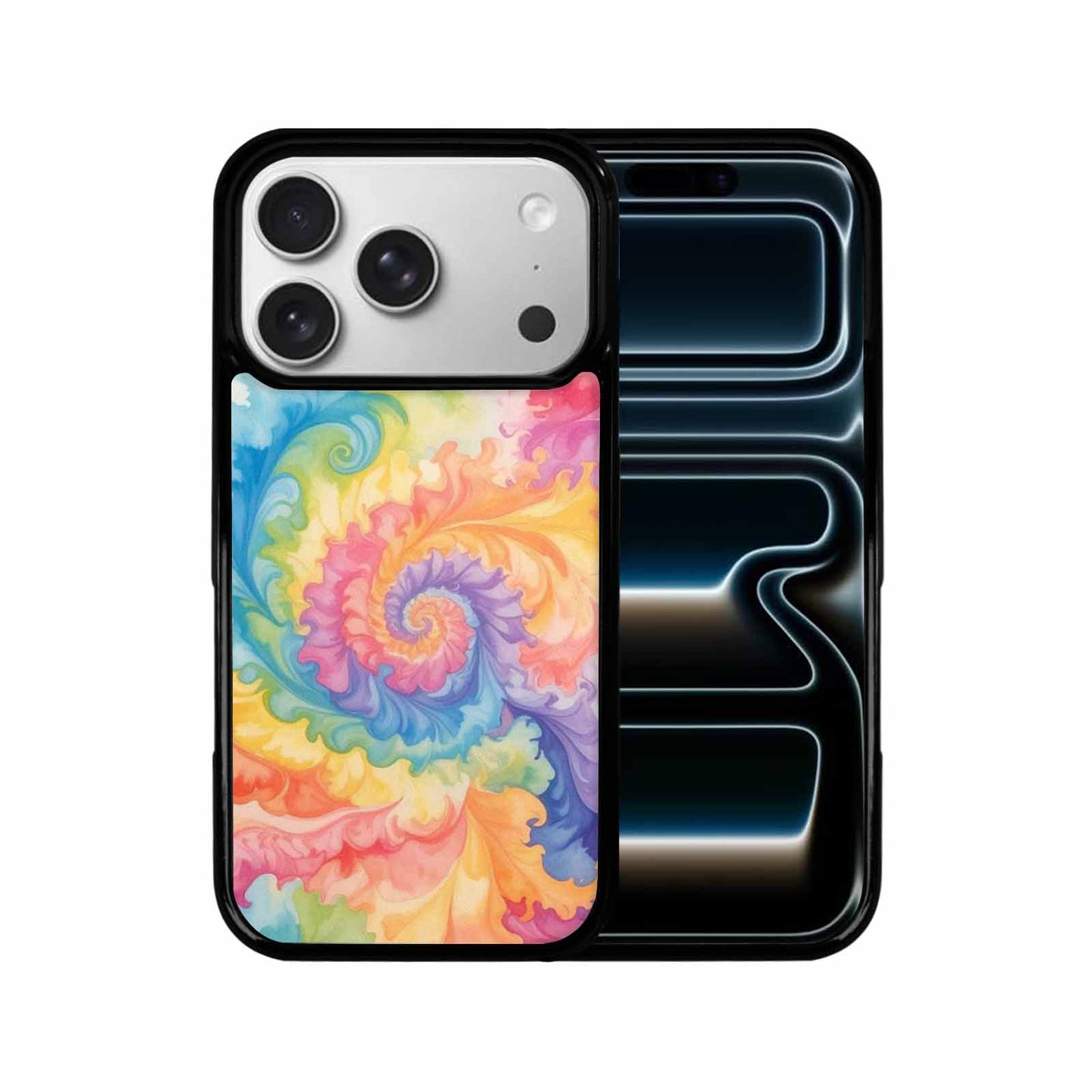iPhone 17 Pro Case — Tie Dye Swirls Tie Dye Tie, Custom Art Phone Cover