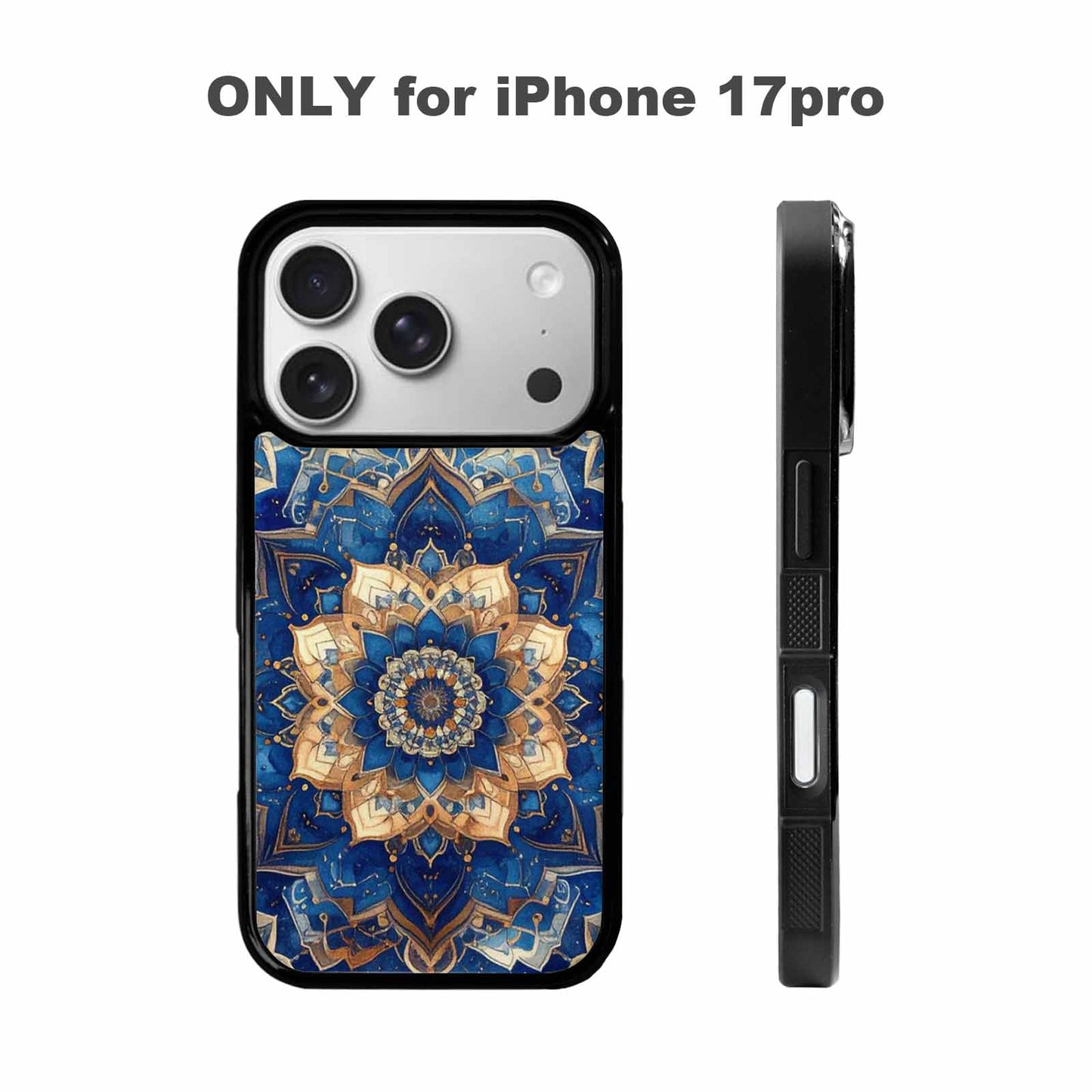 iPhone 17 Pro Case — Small Mandala Pattern Randomly Varying Floral, Custom Art Phone Cover